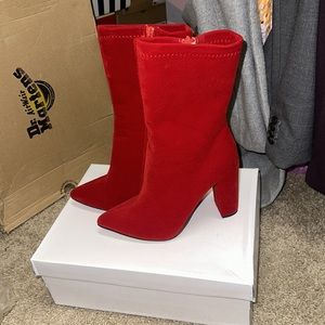 Red boots